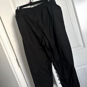 Black joggers with draw string
